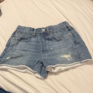 rag & bone Blue Jean Shorts